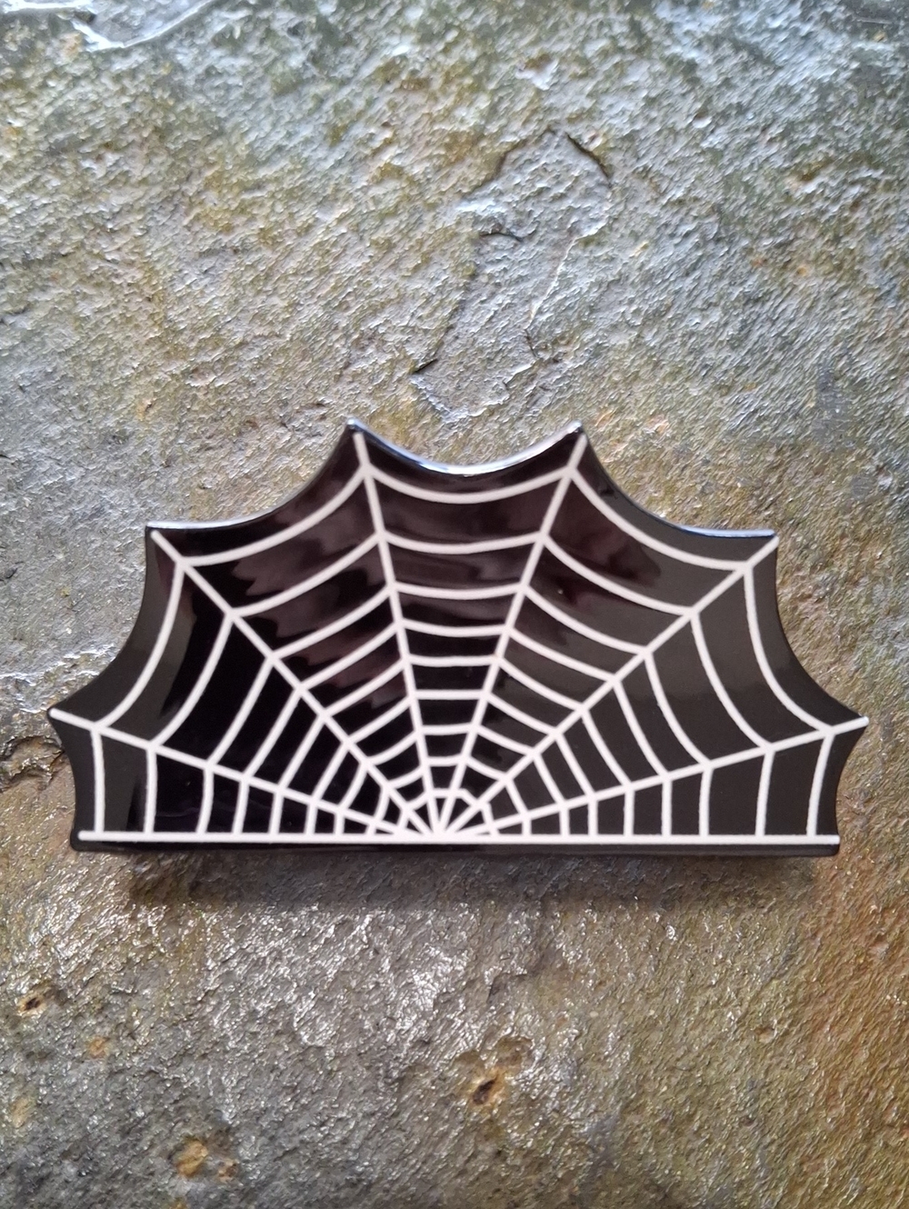 Black Spiderweb Claw Clip